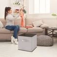thumbnail image 4 of Saving Sale! Cameland Lidless Clothes And Toys Organizer Desktop Storage Box Closet Drawer Non-woven Storage Box Beige Style, 4 of 4