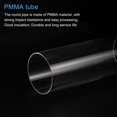 thumbnail image 4 of Unique Bargains Acrylic Pipe Clear Rigid Round Tube 96mm ID 100mm OD 10' for Lamps and Lanterns, Water Cooling System, 4 of 6