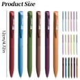 thumbnail image 3 of Stylos Gel Colorés pour la Prise de Notes 6 Pcs Stylos Gel Encre Colorée et Sans Bavure Stylo Rétractable Mignon Pointe 0,5 mm pour Journal Esthétique Stylo à Encre Gel Écriture Fluide 5 ml, 3 of 9