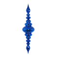thumbnail image 1 of Vickerman M183802 41 in. Blue Shiny Finial Ornament, 1 of 2
