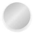 thumbnail image 2 of Kate and Laurel Wheeler Miroir Rond Gradué, Diamètre de 24 Pouces, Blanc, Accent Mural Chic et Moderne avec Profil Surélevé, 2 of 7