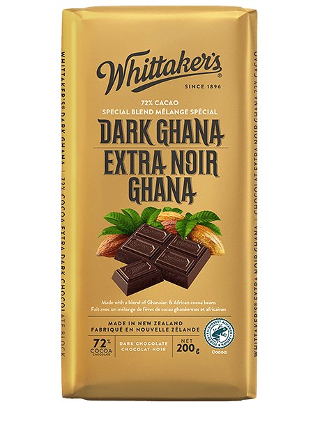 Whittaker's Dark Ghana Chocolate Block, 200 Gram