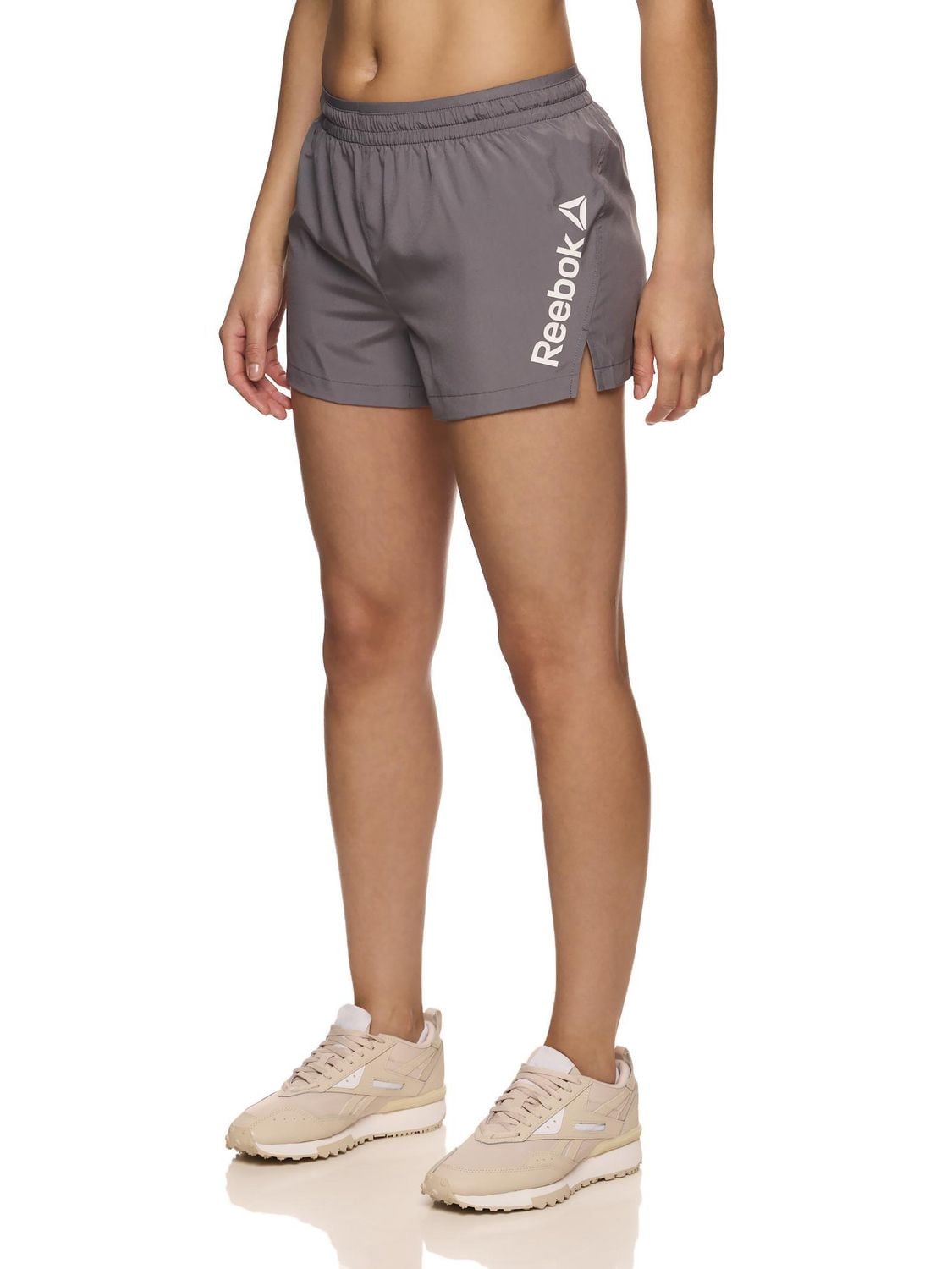 Reebok Short de course Staple pour femme avec doublure en maille