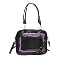 thumbnail image 1 of GUOOL Shoulder Bag Fashion Large Capacity PU Tote Handbag for Commuting Party Work Black, 1 of 9