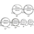 thumbnail image 4 of GUOOL Bearing Mechanism 14 Inch Aluminum Alloy Round Turntable for Cake Decoration, 4 of 9