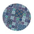 thumbnail image 4 of ziyahi Bord Élastique Imperméable Dos Ajusté Nappe Ronde Nappe Ronde Housse de Table Nappes Style B 1,5 m, 4 of 9