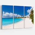 thumbnail image 1 of Design Art Caribbean Beach Panorama Canvas Print, 1 of 3