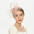 thumbnail image 4 of Tea Party Fascinator Hat Fascinator Pillbox Hat Headband For Wide Sweatband for Head, 4 of 4