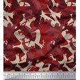 thumbnail image 1 of Soimoi Cotton Poplin Fabric Animals & Texture Fabric Prints By Yard 42 Inch Wide, 1 of 3