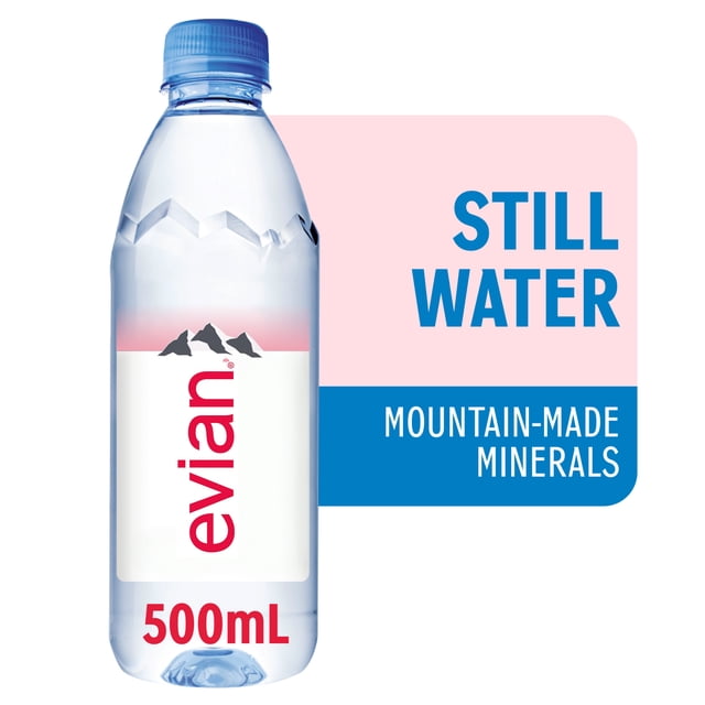 evian Eau Minérale Naturelle 500 ml, Bouteille
