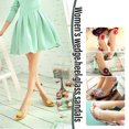 thumbnail image 2 of Studded Flower Design Transparent Sandals Peep Toe Heels Sandals Wedding Party Shoes For Women, 2 of 7