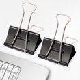 thumbnail image 3 of Moustache Pinces pour Reliure, Noir, 20 Unités, 3 of 10