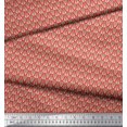 thumbnail image 3 of Soimoi Poly Georgette Fabric Leaves Small Fabric Prints by Yard 42 Inch Wide, 3 of 3