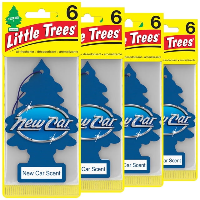 Assainisseurs d'air LITTLE TREES New Car Scent 24 Count