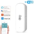 thumbnail image 3 of Capteur Intelligent de Température et d'Humidité Wi‐Fi Tuya Compatible avec Alexa et Google Home, 3 of 8