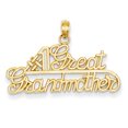 thumbnail image 1 of 14K Yellow Gold #1 Great Grandmother Charm, 1 of 2