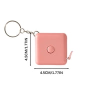 Measuring Tape for Body 1.5M Tape Measure Inch Cm Round Tape Automatic Retractable Soft Colorful Ruler Fruit Automatic Telescopic Measuring Tape Measuring Body Circumference
