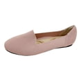 thumbnail image 2 of LSLJS Women's Flying Knitting Solid Color Light Mouth Comfortable Slip-On Flat Shoes, Flats Shoes, 2 of 5
