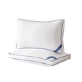thumbnail image 1 of BedTreat Goose Down Feather Pillows Queen Size Set of 2, Luxury Soft Hotel Quality pillows for Sleeping, Organic Cotton Cover Bed Pillows, 1 of 6