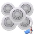 thumbnail image 1 of 5-Pack Honeywell T87K1007 Heat Only Thermostat, 1 Pack -White + LCD Cleaner, 1 of 5