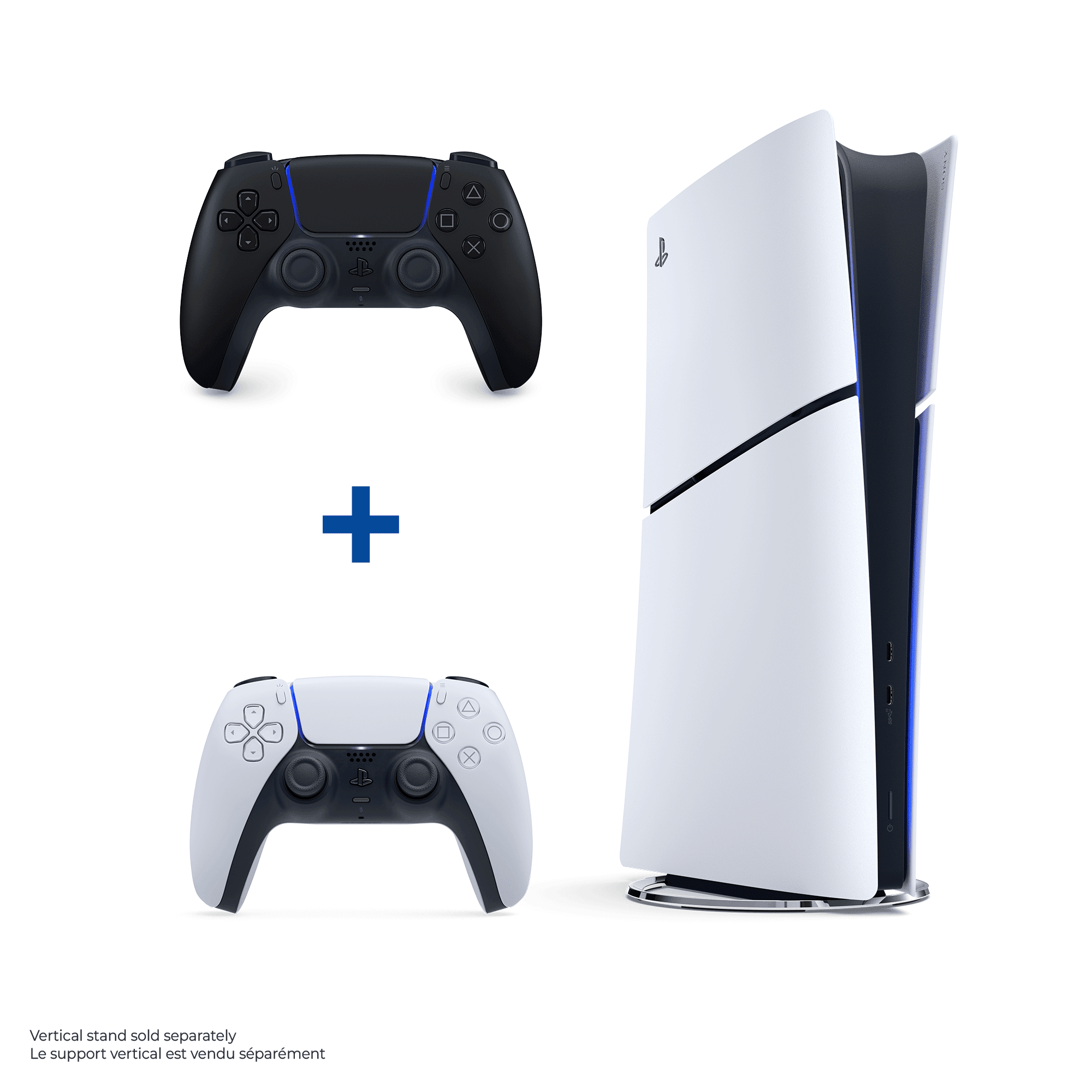 PlayStation®5 Digital Edition 825GB PLUS DualSense™ Wireless Controller – Midnight Black - For PS5, PC, MAC & Mobile, Gaming Bundle