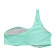 thumbnail image 5 of Weiqiqre Womens Swimsuits One Shoulder Bikini Twisted Ruched High Cut Bandeau Bikini Set Two Piece Swimsuit, 5 of 5