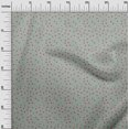 thumbnail image 2 of oneOone Viscose Chiffon Fabric Dot & Flower Floral Print Fabric by Yard 42 Inch Wide, 2 of 4