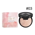 thumbnail image 1 of YoGold Poudre Fixatrice de Maquillage Marbrée Cuite, Fini Lumineux Imperméable Résistant à la Transpiration Fond de Teint Dissimulant, 24 H Sans Transfert Sans Bavure Contrôle de l'Huile Poudre Compacte Base de Maquillage 15 g Rose C, 1 of 4