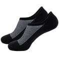 thumbnail image 1 of ylioge Chaussettes Basses pour Hommes Invisibles Antidérapantes Respirantes pour Course à Pied Randonnée, 1 of 1