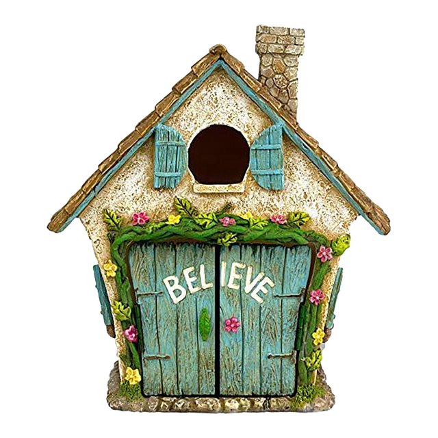 Miniature Fairy Door Hobbit Pixie Elf Tree Garden Gnome Decor FAST Ornament