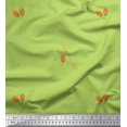 thumbnail image 1 of Soimoi Green Heavy Canvas Fabric Flower Buds & Triangle Geometric Print Sewing Fabric Yard 58 Inch Wide, 1 of 5