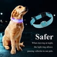 thumbnail image 3 of LED Colliers Lumineux Chien Super Lumineux Collier USB Rechargeable et Imperméable Chien Collier avec 3 Modes d'Éclairage Réglable Chien Sécurité Collier de Nuit pour les Petits Chiens de Taille Moyenne, 3 of 10