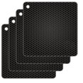 thumbnail image 5 of AMERTEER Hot Pad 4Pcs/Set Silicone Hot Pot Holder Pads Heat Insulation Home Dining Table Mats, 5 of 5