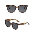 thumbnail image 2 of TIEVOSA Lunettes de Soleil Polarisées Carrées Classiques pour Femmes et Hommes Rétro Tendance Lunettes de Soleil (Brun), 2 of 4