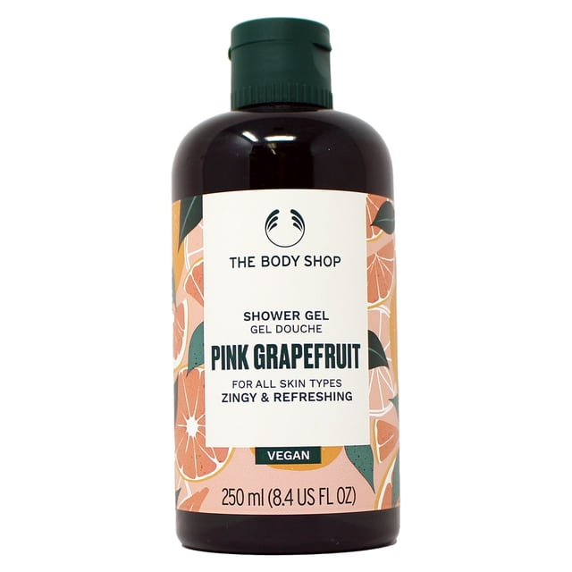The Body Shop Pink Grapefruit Shower Gel All Skin Types 8.4 Ounces