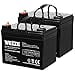 thumbnail image 3 of WEIZE Batterie à Cycle Profond 12V 35AH pour Trottinette Pride Mobility Jazzy Select Fauteuil Roulant Électrique, Ensemble de 2, 3 of 4