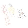 thumbnail image 3 of Jumper Wires, Aluminum Copper Jumper Wire U Shaped Jumper Wires 140Pcs  For Industrial Program Control, 3 of 8
