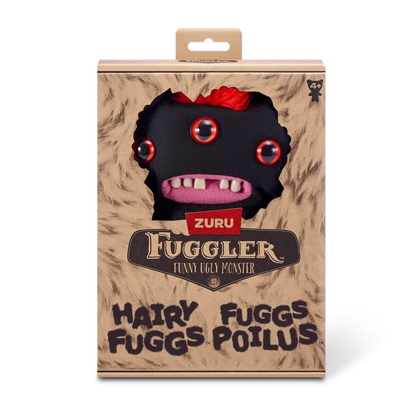 Fuggler Hairy Fuggs 9-inch Series 1 (Reeko - Mohawk - Black) by