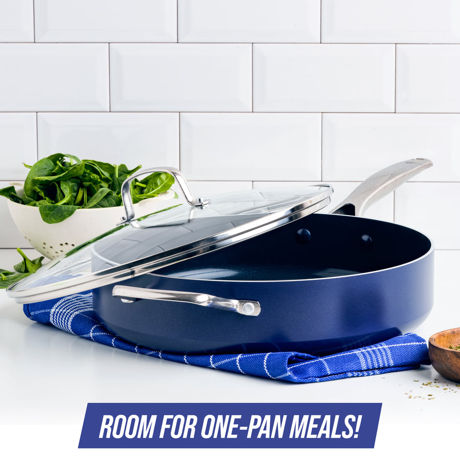 Poêle à sauté profonde Blue Diamond de 5 pintes (4,7 L)