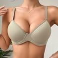 thumbnail image 4 of Yuzhih Women Wireless Bras No Underwire Seamless Push up Full Coverage Supportive Bralettes Comfortable Everyday Bra, 4 of 7