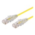 thumbnail image 2 of Monoprice SlimRun - Câble Patch - RJ-45 (m) à RJ-45 (m) - 3 Pieds - 0.1 Po - UTP - CAT 6 - Moulé, Sans Accroc, Échappé - Jaune, 2 of 2