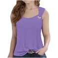 thumbnail image 1 of RXIRUCGD 2025 Vêtements d'Été pour Enfants Filles Débardeur Sans Manches Couleur Unie Col Rond, 1 of 3