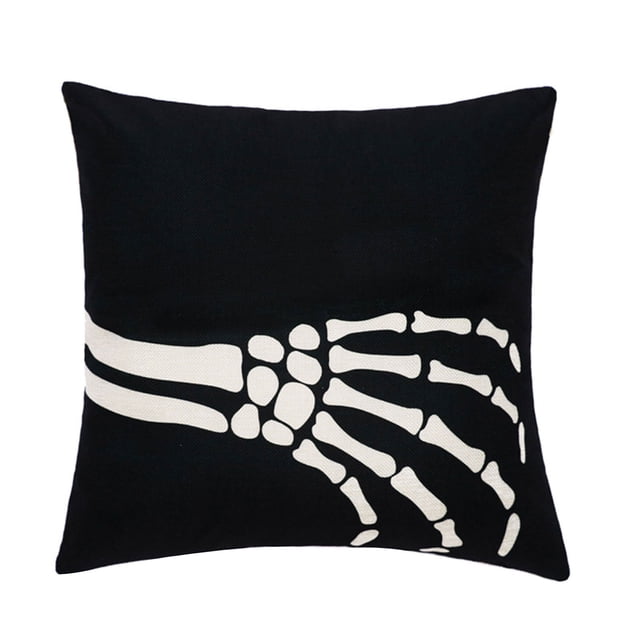 Wangscanis Housse de Coussin, Taie d'Oreiller Carrée à Motif de Dessins Animés d'Halloween