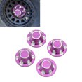 thumbnail image 4 of Wheel Hubcaps, Aluminum Alloy Stable Performance Wheel Hub Cover  For 1/6 RC Car Purple, 4 of 8