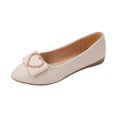 thumbnail image 2 of LSLJS Talon Plat Incliné Pointu Chaussures Simples pour Femmes Amour Semelle Arquée Peu Profonde Chaussures de Travail, Chaussures Simples pour Femmes, 2 of 5