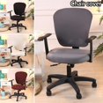 thumbnail image 4 of MYG Elastic Swivel Computer Chair Cover Stretch Office Seat Protector Decor - Washable Spandex Slipcover for Kitchen Bedroom Living Room Hotel Wedding Reception Celebration, 4 of 8