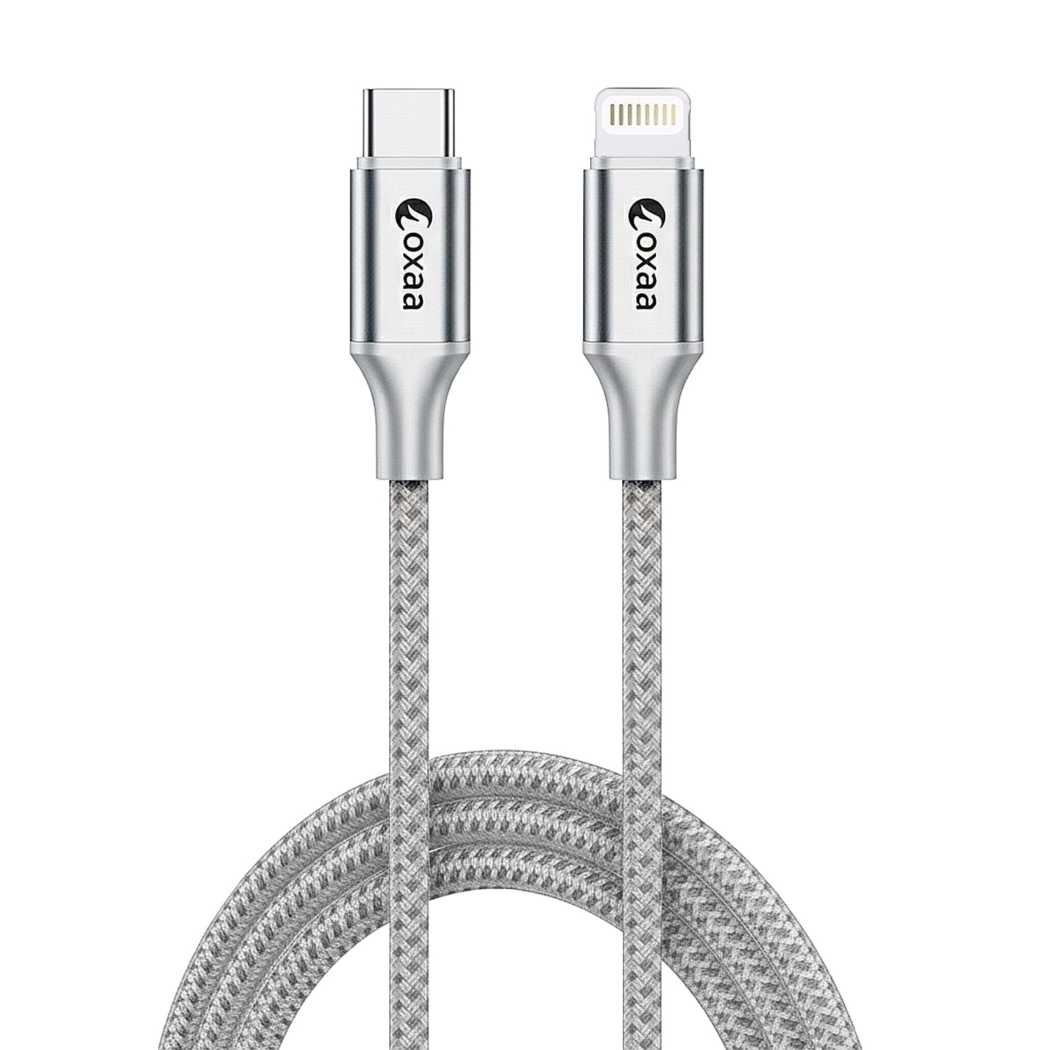 OXAA USB C to Lightning Cable 30W– Fast Charging MFI certified braided Cables for iOS Devices