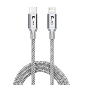 OXAA USB C to Lightning Cable 30W– Fast Charging MFI certified braided Cables for iOS Devices