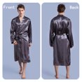 thumbnail image 2 of Fjucha Robes Cotton Bathrobes for Mens Soft Lightweight Unisex Bath Robes M-2XL, 2 of 9