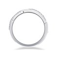 thumbnail image 2 of 1/8ct Diamond Infinity Wedding Ring 10k White Gold, 2 of 2